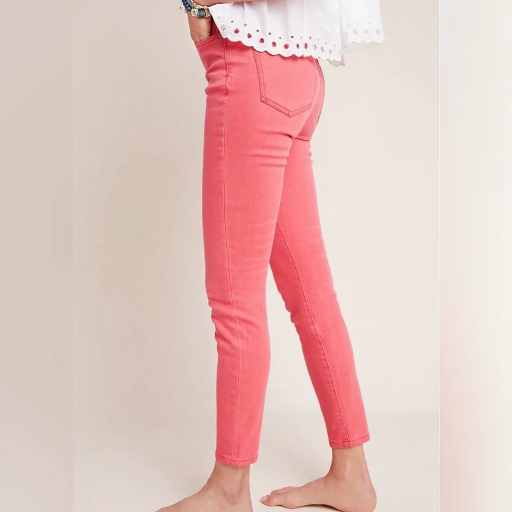 Pilcro and the Letterpress by Anthropologie High-Rise Skinny Ankle Jeans Size 32